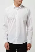 Мъжка риза Esprit 181013763-10-23, Slimfit, С дълги ръкави, Памук, Бял, D35/36- S_1