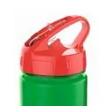 Детско шише за вода Studio 100 Флин и Фло 206859 1-97, Със сламка, 500 ml, Зелен/Червен, 18 см_1
