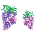 Квилинг лента Ursus Quilling Stripes 220732 2-81, Лилав, 360 лентички, 130гр/м2, ширина 5 мм/дължина 47.5 см_1