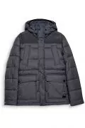 Мъжко яке edc by ESPRIT 182323182-10-16, Парка, Сваляща се качулка, Тъмносив, M_2