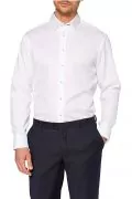 Мъжка риза Jacques Britt 184492427-10-39-Е, Custom Fit, С дълги ръкави, Бял, 42/ L 1