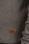 Мъжка жилетка Rebel Maxen 180000480 10-34, V-образна докелоте, С копчета, Памук, Кафяв, XL 193694629_1