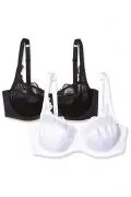 Комплект дамски сутиени Be Yourself, 2 Pack, с дантела отгоре на чашката_0