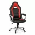 Гейминг стол hjh office 722090 GAMING ZONE PRO AB100 4662660 33-50, Регулируема височина, Регулируем механизъм за накланян, Черен/Червен_0
