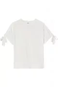 Дамска тениска Find AZ14495-0294869, С набран ефект, Памук, Бял, 46, 3XL_3
