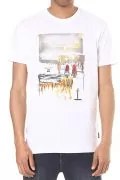 Мъжка тениска Billabong 292743-A3534, Обло деколте, Бял, М_0