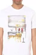 Мъжка тениска Billabong 292743-A3534, Обло деколте, Бял, М_2