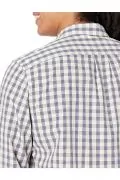 Мъжка риза Find Goodthreads 0928417-A14783, Standard Fit, Дълги ръкави, С джобче, Памук, Каре  Бежов, EU S_3
