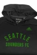 Мъжка блуза Adidas Е-4713046 10-96, Дълъг ръкав, Надпис, Seattle Sounders FC, Лого, Черна, S_1