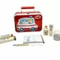 Детска лекарска чанта Haba 8238418/9274 1-23, 10 Части, Дърво, Метална кутия, 19х15 см_1