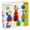 Бебешка играчка за сортиране Haba #8225760/9274 1-29, Mouse Mix Up, 14 дървени части, 18 месеца +, 20см_1