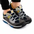  Дамски туристически обувки Timberland Zip Trail Oxford  Grey 3498A-37, Естествена кожа, Водоустойчиви, Сив, Размер 37_1