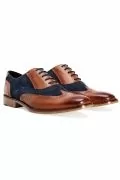 Мъжки обувки Redfoot Oxford Brogue, Двуцветен, Естествена кожа_0