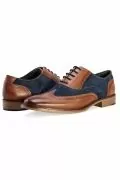 Мъжки обувки Redfoot Oxford Brogue, Двуцветен, Естествена кожа_1