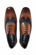 Мъжки обувки Redfoot Oxford Brogue, Двуцветен, Естествена кожа_3