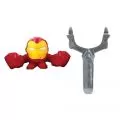 Фигурка Marvel 36132-2 F, Супер гъвкави и много разтегателни,  Iron man с изстрелвачка_1