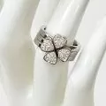 Комплект пръстени My Charms 16282239 90-3, 3 пръстена, Сърца с кристали, Сребрист, Размер 16мм_3