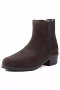 Дамски боти Redfoot Chelsea Victoria 16747701 15-627, С ластици, Естествен велур, Кафяв, 38 EU_0