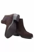 Дамски боти Redfoot Chelsea Victoria 16747701 15-627, С ластици, Естествен велур, Кафяв, 38 EU_5