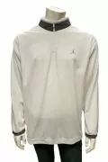 Мъжка спортна блуза Nike 131746-100-M 10-155, Уголемена свободна кройка, Дълъг ръкав, М-L, Бял_0
