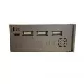 4-портов USB хъб Reflects 436666, С LCD часовник, Форма на компютър, Сив, 10х7см_2
