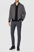Мъжки панталон Find AZ13780-0412348, Елегантен, Skinny-Fit, Тъмно сив, W32 L31 0373007_3