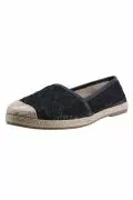 Дамски еспадрили JUP 17787675 15-758, На цветя, Черен, 39 EU, 23,3 см_0