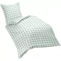 Комплект спално бельо Dream Art Donna 3337-2495300, 2 части, Плик - 155x220см, Калъфка-80x80см, Син_0