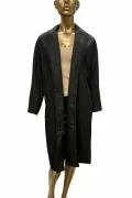 Дамско палто JUP My dress room 16744436/7561254-11 10-175, Елегантно, Без закопчаване, Джобове, L/XL, Черен_0