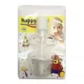 Биберон с помпа дозатор за лекарства Happy Baby 500779, Безцветен_0