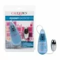 Мини масажор JUP Calexotics 0028792 10-347, Вибриращ куршум, Контролер, 5 функции, 5,75 x 2,5 cm, Син_5
