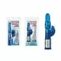 Водоутойчив вибратор Basic Essentials 52414 10-352, 2 скорости 4 реда въртящи се мъниста, 25 см, Син_1