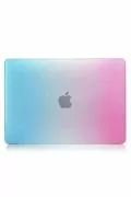 Прозрачен твърд калъф Apple  за Air & Pro MacBook (2008-2018) 16292387 90-3,Hardshell, 15", Пластмаса, Rainbow_0