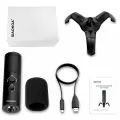 USB микрофон XIAOKOA Q18 4956264 8865-40, Въртящ се, USB Type C, Черен_2