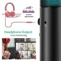 USB микрофон XIAOKOA Q18 4956264 8865-40, Въртящ се, USB Type C, Черен_6