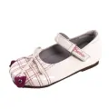 Детски обувки Barbie 112342, 25-32, Полуотворени, Лачени, Кожена стелка, Бежов_0