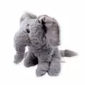 Плюшена играчка Chippo 21-99-79 1-102, Слон, Издава звуци на слон, 23 см, Сив_1