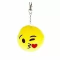 Плюшена играчка Emoticonworld 000246 1-43, Ключодържател, Антистрес, 10cm, Жълт_0
