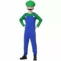 Мъжки карнавален костюм Chippo Super Mario 4559217 1-46, 3 части, M, 165-175см, Зелен/Син_0