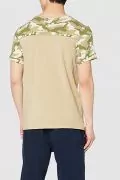 Мъжка тениска Find Activewear 0568090-AZ14458, Обло деколте, Камуфлаж, Кафяв, S_1