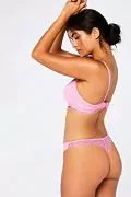 Комплект дамски прашки JUP Iris&Lilly AZ14508-0723475, 2 чифта, Флорална дантела, Розов, S_2