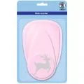 Пънч Ursus Deer 726555 2-75, Перфоратор Еленче, 7,6 см, За хартия 160 - 220g/m&sup2;, Розов_0
