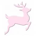 Пънч Ursus Deer 726555 2-75, Перфоратор Еленче, 7,6 см, За хартия 160 - 220g/m&sup2;, Розов_1