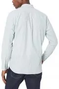 Мъжка риза Find Goodthreads 0840368-A14783, Oxford, Standard Fit, Дълги ръкави, С джобче, Памук, Райе  Син/Бял, EU S_4