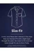 Мъжка риза Find Goodthreads 0850923-A14783, Slim-Fit, Къс ръкав, С джобче, Памук, Светлосин, S_1