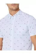 Мъжка риза Find Goodthreads 0850923-A14783, Slim-Fit, Къс ръкав, С джобче, Памук, Светлосин, S_4