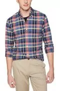 Мъжка риза Find Goodthreads AZ13780-0841211, Slim Fit, Памучна, Кариран - Син/Червен, M_0
