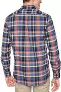 Мъжка риза Find Goodthreads AZ13780-0841211, Slim Fit, Памучна, Кариран - Син/Червен, M_2