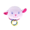 Дрънкаща бебешка играчка Chippo 222-342 1-115, Агънце, Цветни рингове и шарки, Огледалце, 18 х 18 см, Многоцветен_1