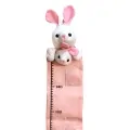 Плюшен метър Chippo10180-C 1-114, Зайчета, Измерва височина от 40 до 150 см, Текстил, Светлорозов_1